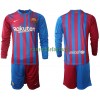 Maillot à Manches Longues FC Barcelone Domicile 2021-22 Pour Enfant